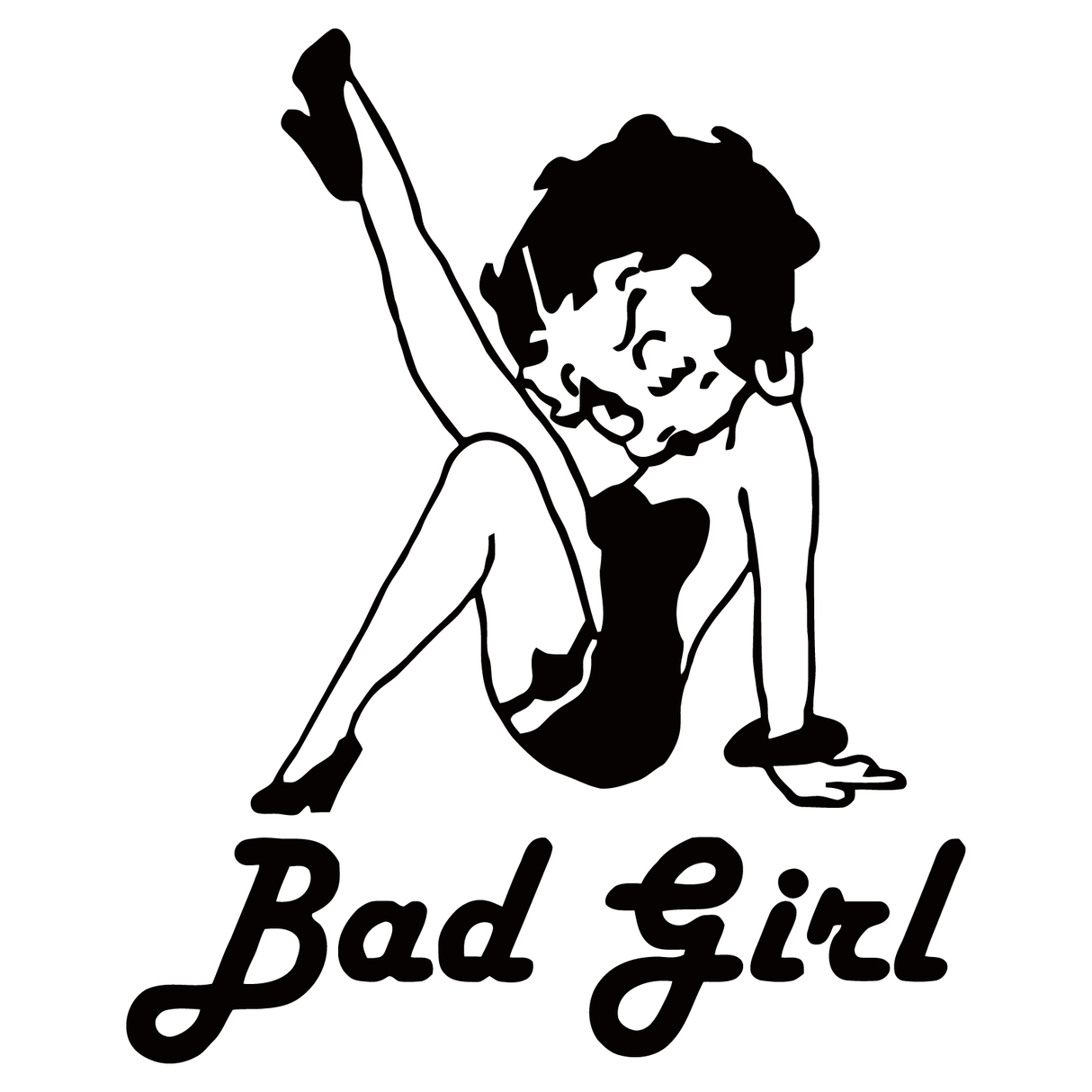 Bad Girl Sticker