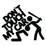 Don't Touch My Car Sticker