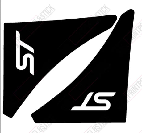 Mk4 & 4.5 Focus Wing Vinyl Decal Set Decals