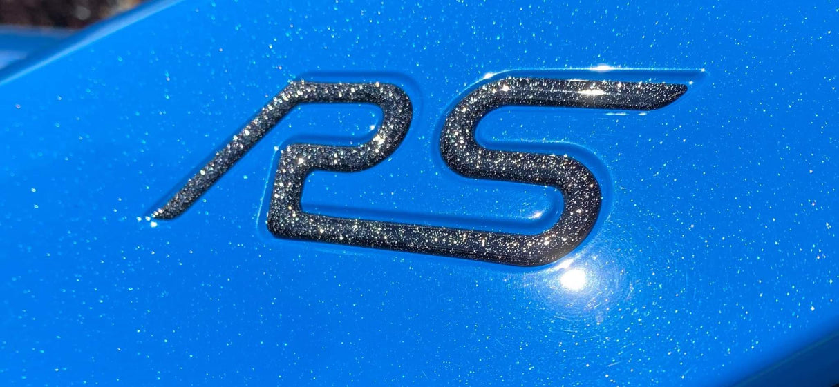 Focus Mk3 Rear Spoiler RS Badge Gel Inlays / Inserts (Set of 2)