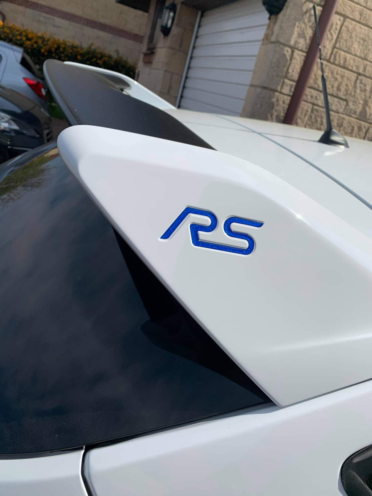 Focus Mk3 Rear Spoiler RS Badge Gel Inlays / Inserts (Set of 2)